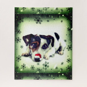 Puzzle Chien de vacances mignon