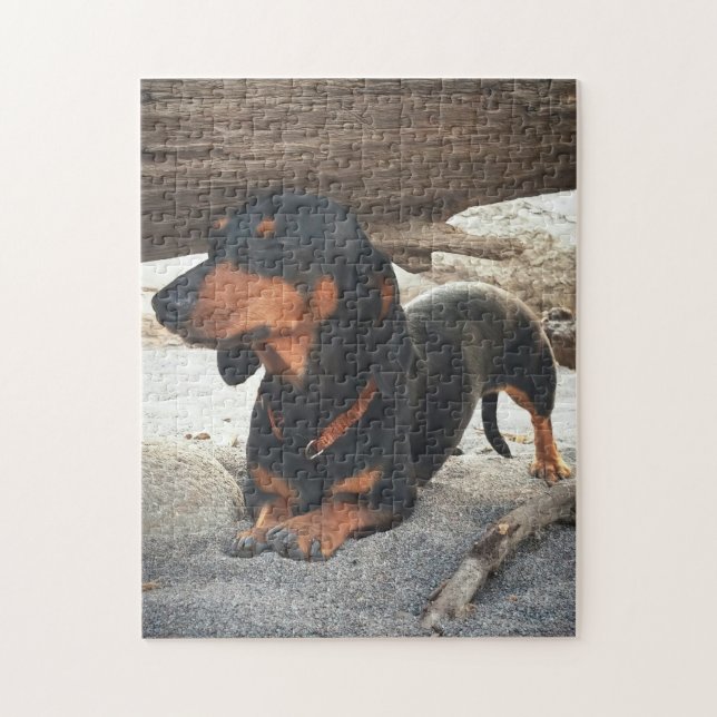 Puzzle Chien de yoga (Vertical)