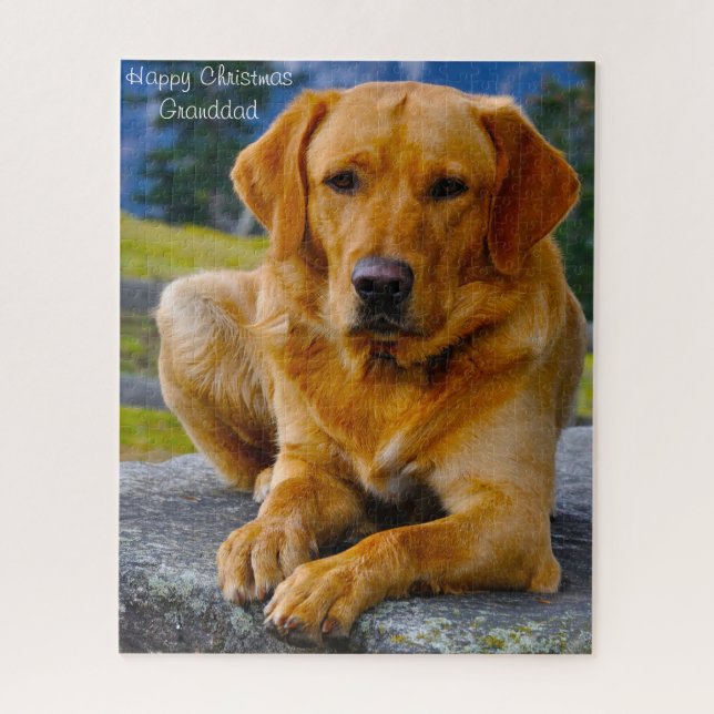 Puzzle Chien du Labrador. (Vertical)