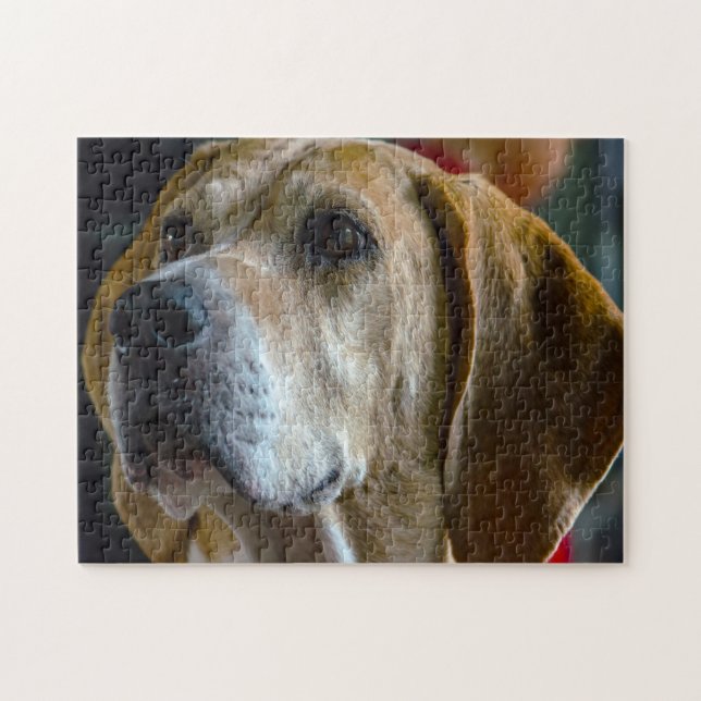 Puzzle Chien Foxhound. (Horizontal)