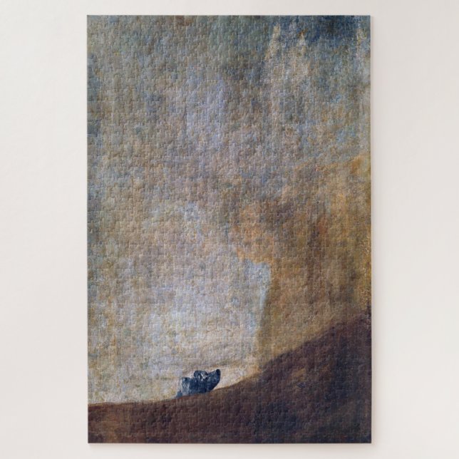 Puzzle Chien, Francisco Goya (Vertical)