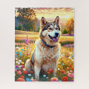 Puzzle Chien Husky Sibérien
