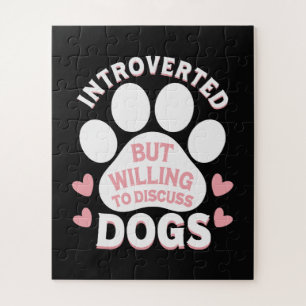 Puzzle Chien Introverti Mais Prêt à Discuter des Chiens