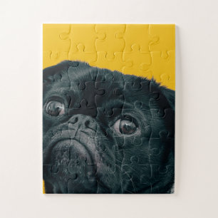 Puzzle chien jaune