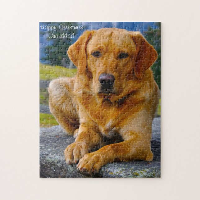 Puzzle Chien Labrador. (Vertical)