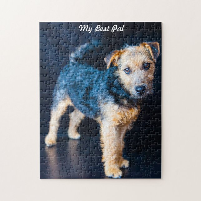 Puzzle Chien Lakeland Terrier. (Vertical)