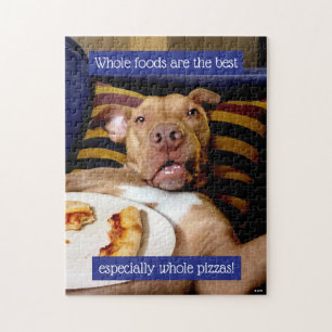 Puzzle Chien Plein De Pizza