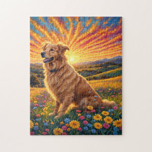 Puzzle Chien Retriever doré
