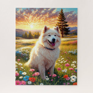 Puzzle Chien Samoyède