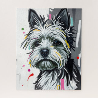 Puzzle Chien Shaggy Terrier