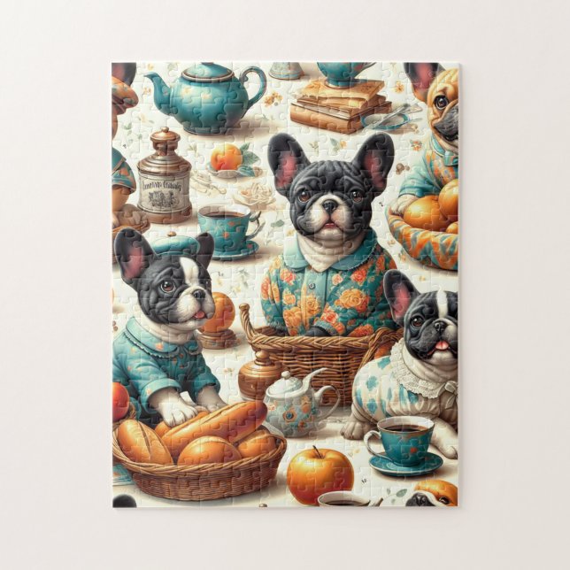 Puzzle Chien-taureau vintage (Vertical)