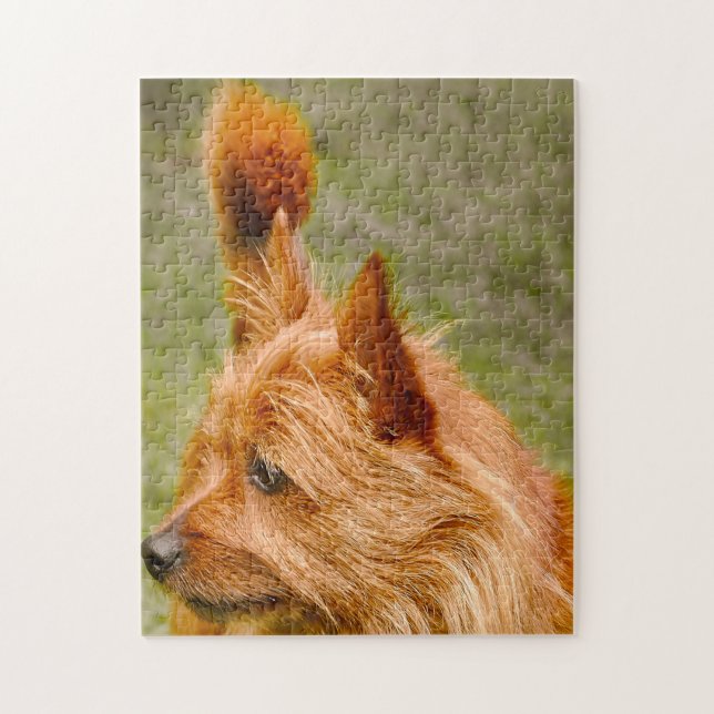 Puzzle Chien Terrier Cairn. (Vertical)