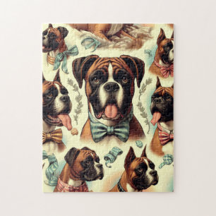 Puzzle Chien vintage sans soudure