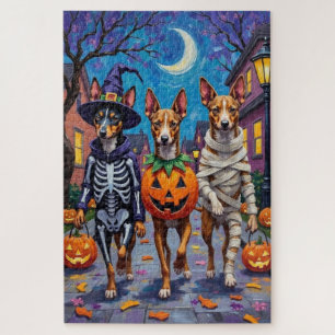 Puzzle Chiens Basenji Trick-or-Treating Costumes d'Hallow