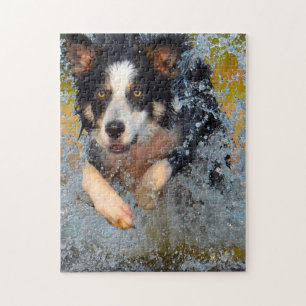 Puzzle Chiens Border Collie.