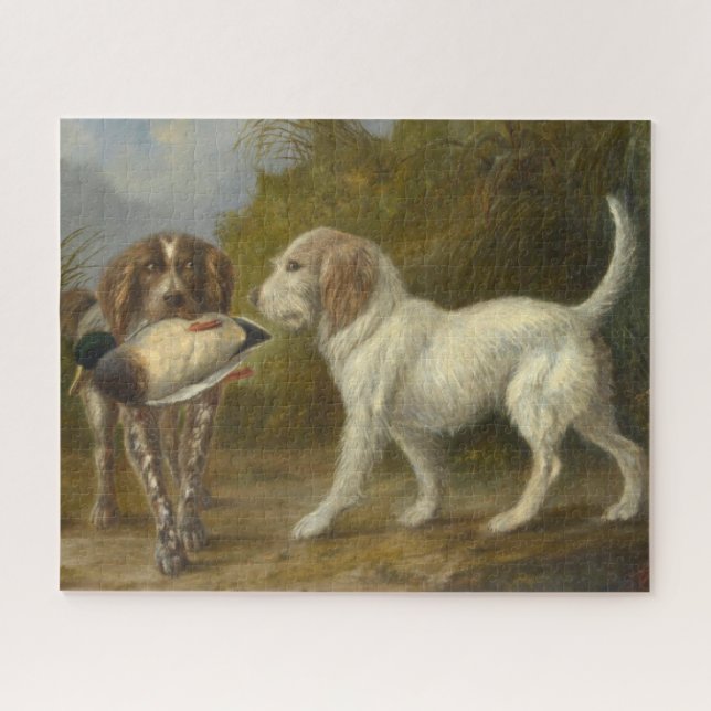 Puzzle Chiens de chasse (par Carlo Ademollo) (Horizontal)