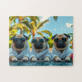Puzzle Chiens en vacances