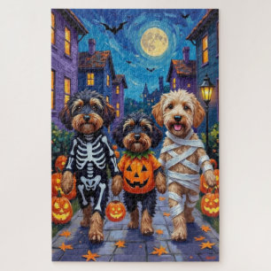 Puzzle Chiens Havanais Trick-or-Treating Costumes d'Hallo