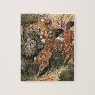 Puzzle Chiens sauvages de collection, Dhole par Winifred 