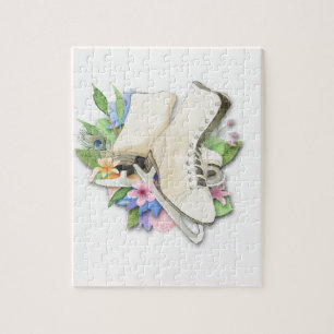 Puzzle Chiffre objets à offrir d'aquarelle de coutume de