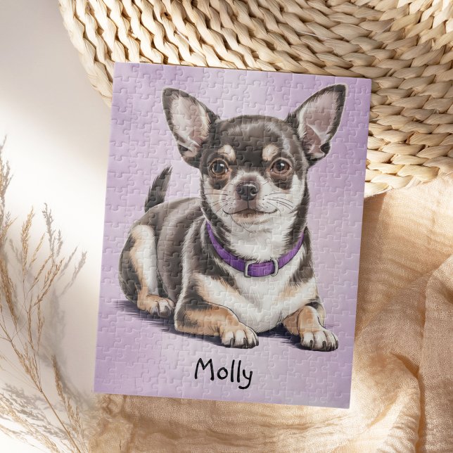Puzzle Chihuahua Personnalisé Mignon (Créateur téléchargé)