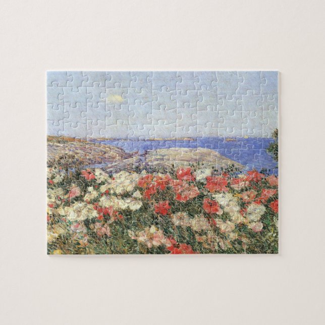Puzzle Childe Hassam - pavots sur les îles des bancs (Horizontal)