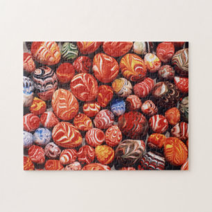 Puzzle Chine, Tombeaux Ming, Souvenirs en Verre Peint