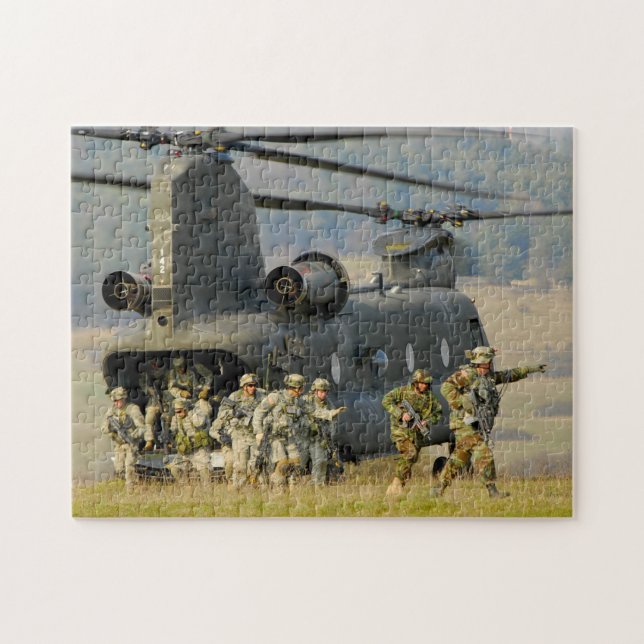 Puzzle CHINOOK CH-47D (11x14 POUCES) (Horizontal)