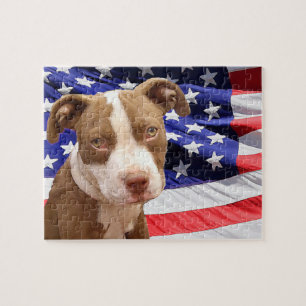 Puzzle Chiot américain de Pitbull