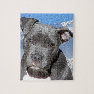 Puzzle Chiot de Pitbull Terrier d'Américain