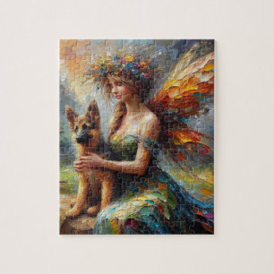 Puzzle Chiot Fairy Et Berger Allemand