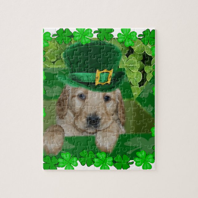 PUZZLE CHIOT IRLANDAIS ! CHIEN D'ARRÊT ST PATRICK DE (Vertical)