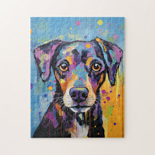Puzzle Chiot Mignon Chien Drôle Mixte Média Animal De Com