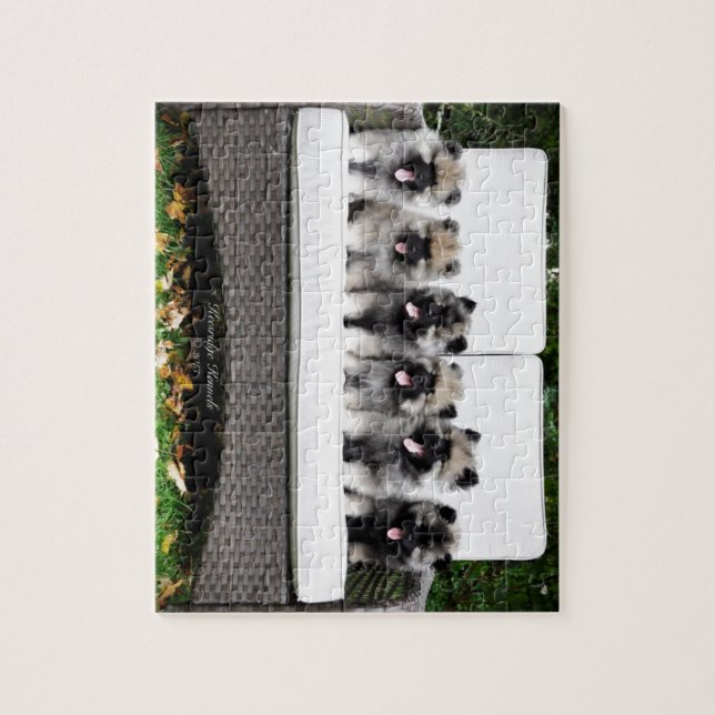 Puzzle Chiots de Keeshond (Vertical)