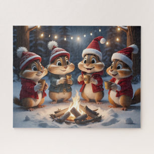 Puzzle Chipmunks de Noël