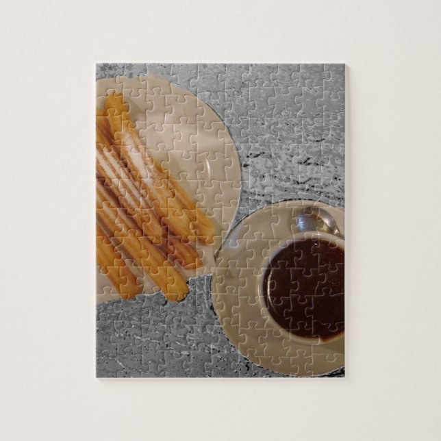 Puzzle Chocolat y Churros (Vertical)