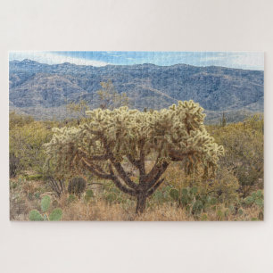 Puzzle Cholla aux fruits enchaînés dans le désert de Sono