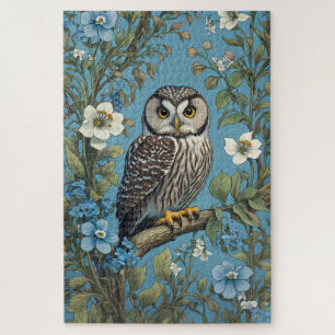 Puzzle Chouette à mâchoires du Nord William Morris Inspir