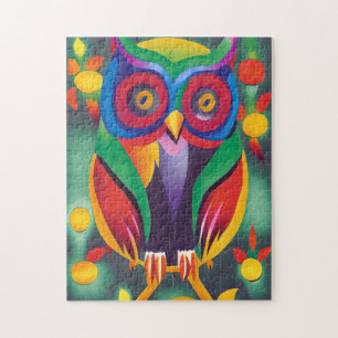 Puzzle Chouette holographique couleur mignonne