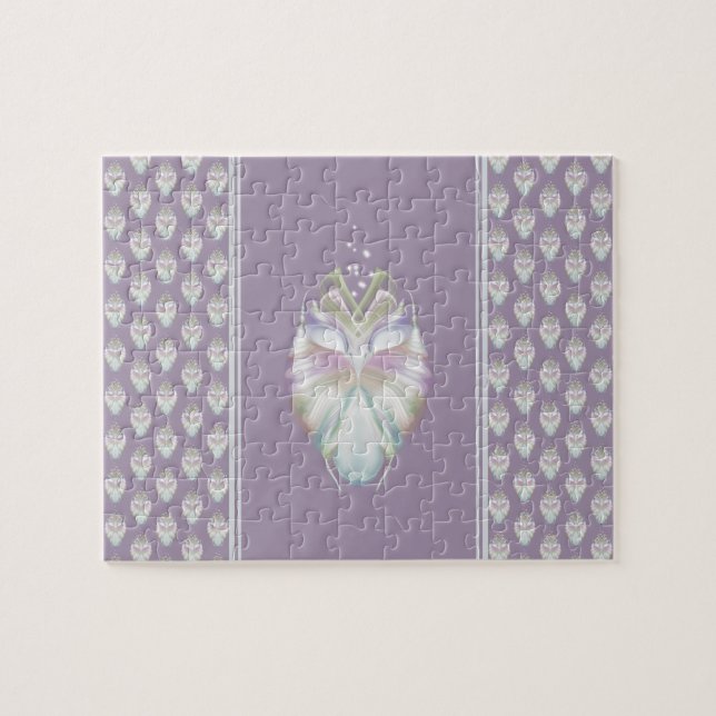 Puzzle Chouette Oracle Pastel Purple (Horizontal)
