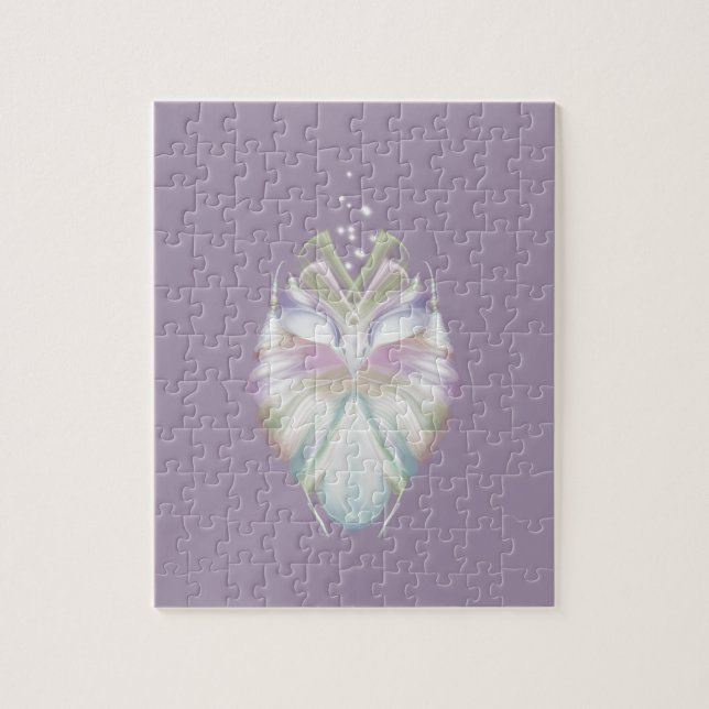 Puzzle Chouette Oracle Pastel Purple (Vertical)