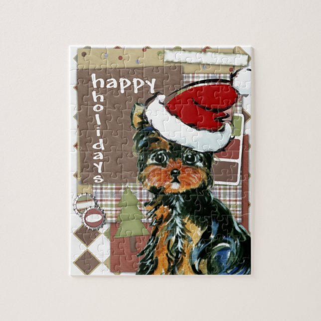 PUZZLE CHRISSY YORKIE POO (Vertical)