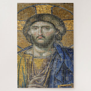 Puzzle Christ Pantocrator Mosiac Iconique Religieux Romai