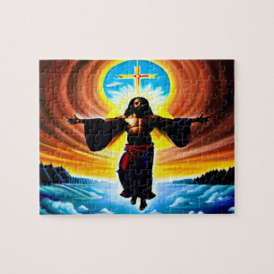 Puzzle Christlicher Kunst im Himmel und auf der Er