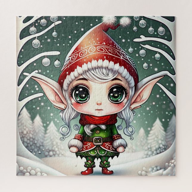 Puzzle Christmas Elf (Vertical)