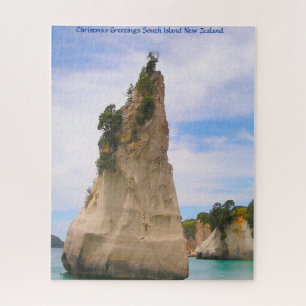 Puzzle Christmas Greetings South Island New Zealand