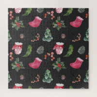 Christmas Reindeer : Aquarelle Motif sans couture