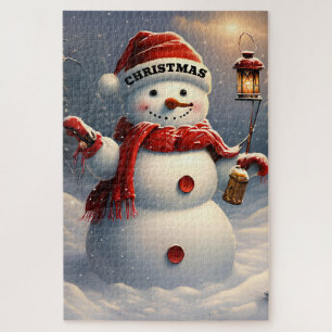 Puzzle Christmas Snowman