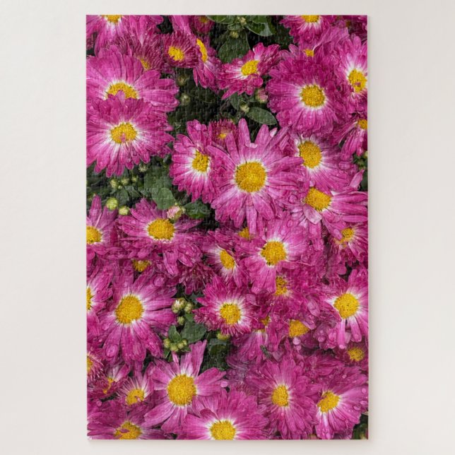 Puzzle Chrysanthèmes fleurit à l'automne (Vertical)