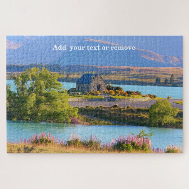 Puzzle Church of Good Shepherd, Lac Tekapo, Nouvelle-Zéla (Horizontal)